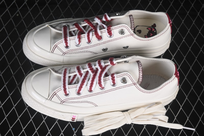 Converse Chuck 70s Valentine's Day Limited Edition Low-Top Canvas Sneakers - A24222C