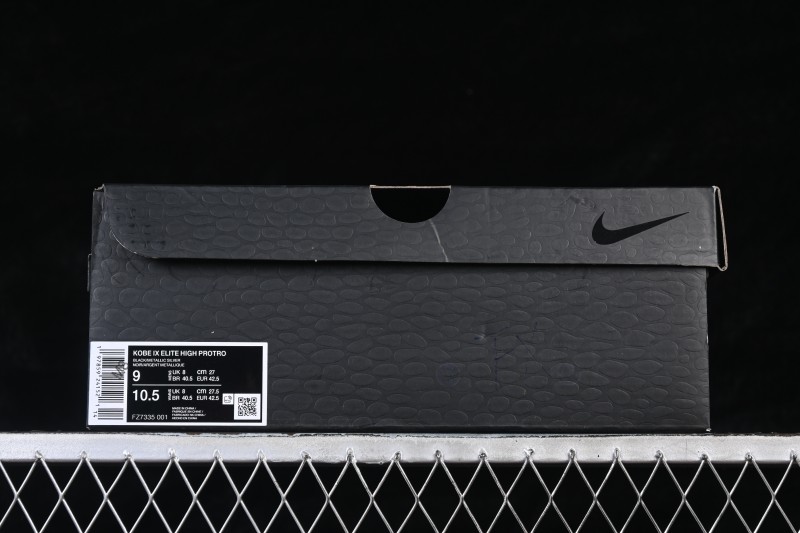 Nike Kobe 9 Elite Protro High-Top Basketball Shoes with Flyknit Upper and Carbon Fiber Plate - FZ7335-001