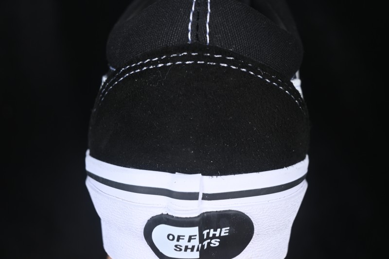 Revenge x Storm Old Skool Lightning Low-Top Casual Skate Shoes Black White - M.C3