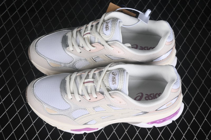 ASICS Gel-NYC 2.0 Running Shoes with Breathable Suede and Mesh Upper - 1203A895-101