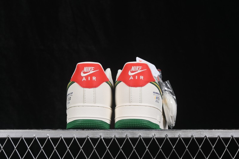 Nike Air Force 1 '07 Low World Cup Theme Casual Sneakers with Full-Length Air Cushion - DD1982-369