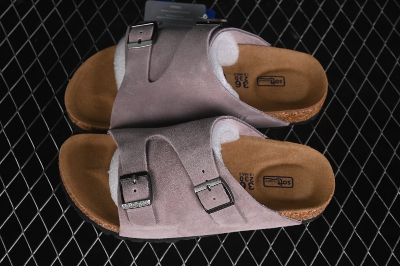 Birkenstock Sandals with Soft Lambswool Lining and Cork-Latex Footbed - 1009532