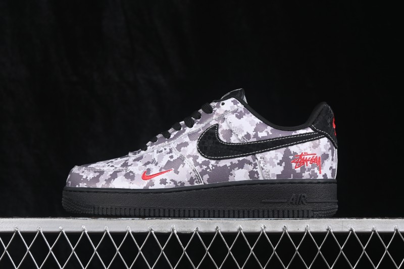 Nike Air Force 1 '07 Low Collaboration Casual Skateboarding Shoes with Full-Length Air Cushion - JL8888-001