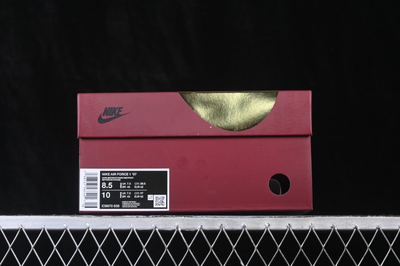 Nike Air Force 1 Low Central Cee Dark Beetroot Casual Skate Shoes - IO9970-638