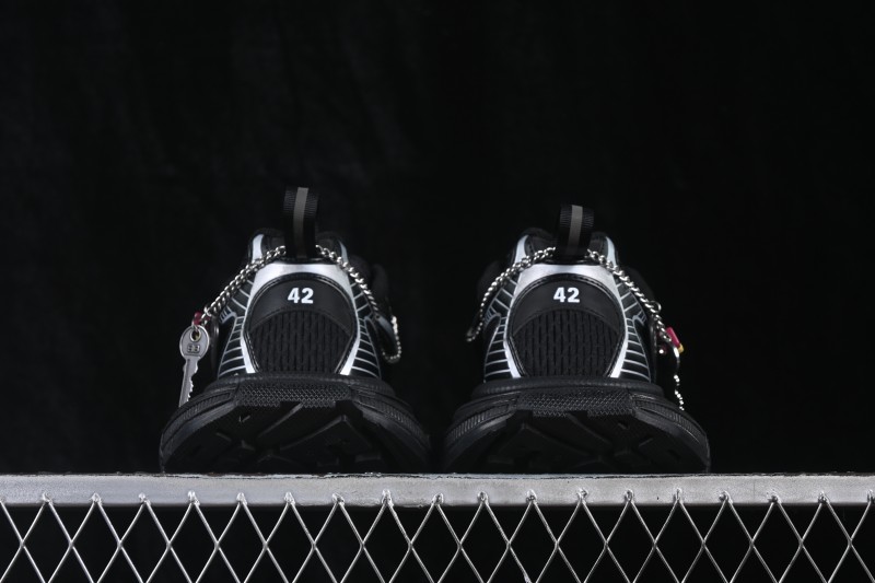 Balenciaga 3XL Extreme Laces Trendy Running Shoes - W3XCW1000