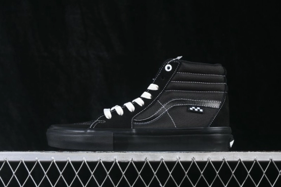 Vans Skate Sk8-Hi Retro Casual Low-Top Skate Shoes - VN0A5FCCBLK