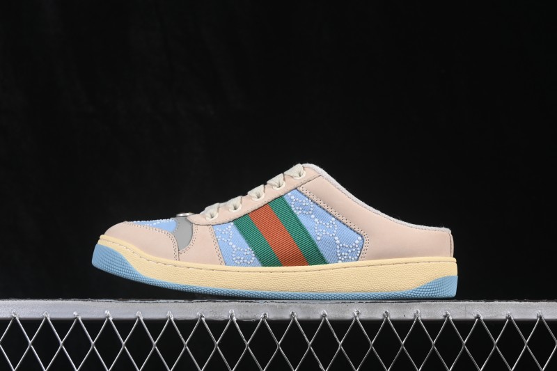 Gucci Screener GG Pattern Slipper Mules - 0YIA05380