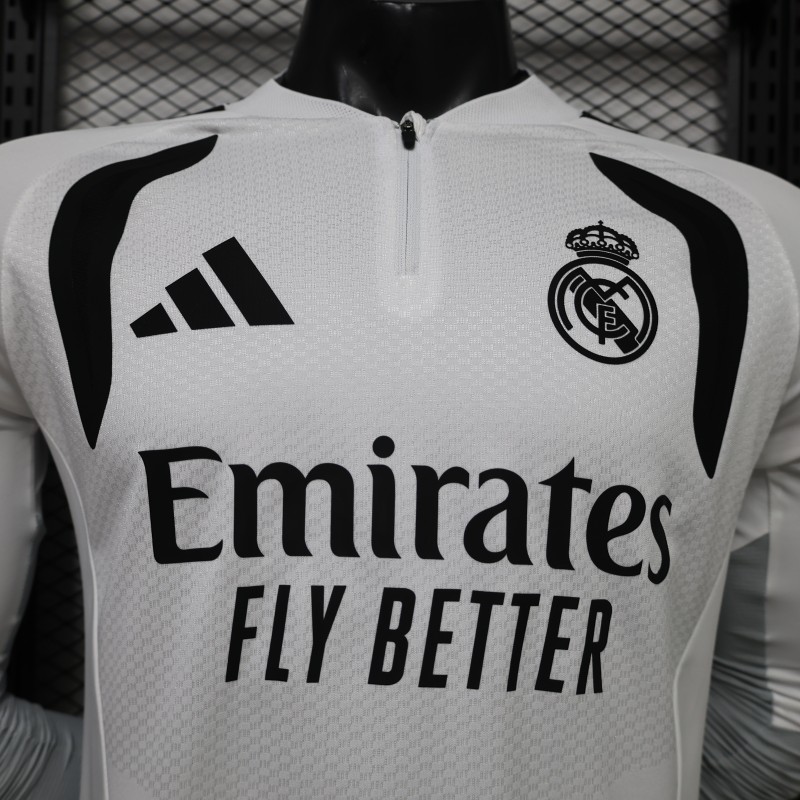 Player Version 26/27 Real Madrid CF White  Long Sleeve Jersey