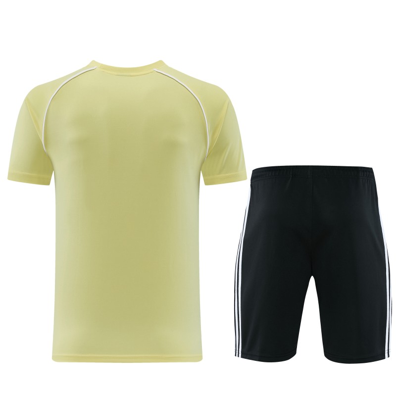 26/27 Adidas AD15 Yellow Short Sleeve+Soccer Shorts
