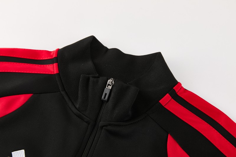 26/27 Manchester United FC  Black Full Zipper Jacket Tracksuit + Long Pants