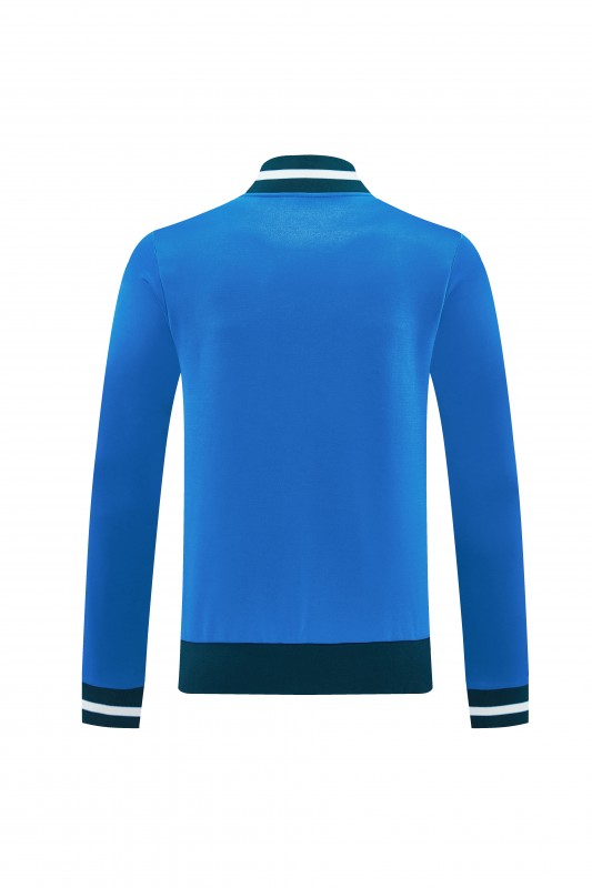26/27 SSC Napoli Blue Full Zipper Jacket Tracksuit + Long Pants