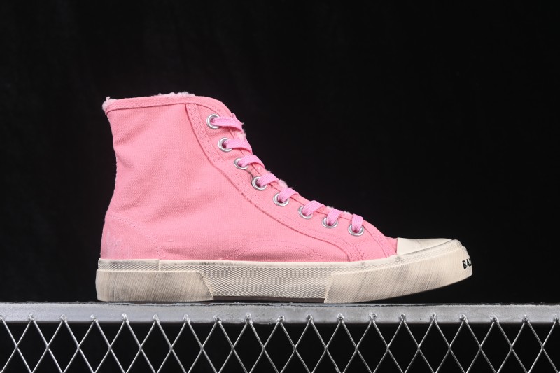 Balenciaga Paris Low Top Distressed Lace-Up Fashion Sneakers - W3RC35592