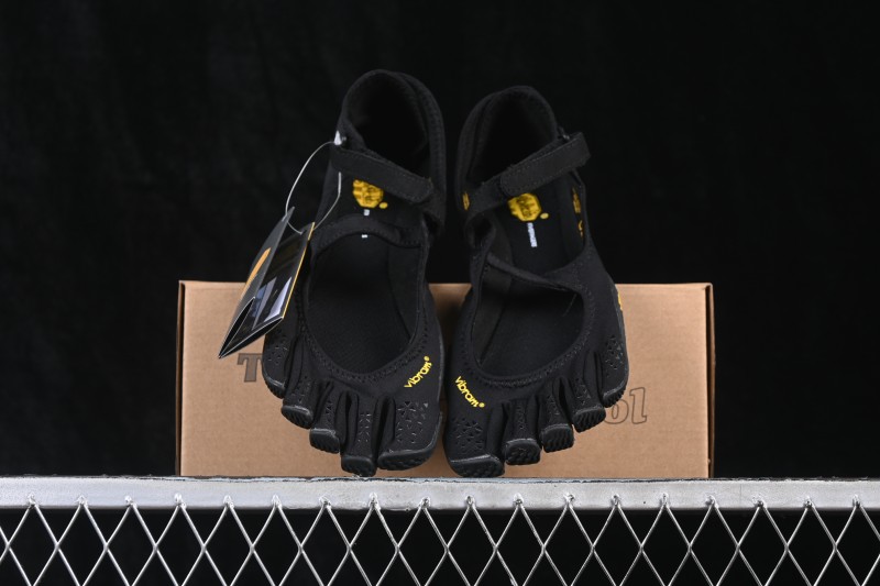 Vibram V-Soul Barefoot Training Quick-Dry Ballet Five-Finger Shoes - 18W7201 Black