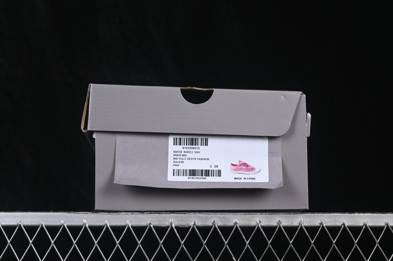 Balenciaga Paris Low Top Lace-Up Sneakers with Distressed Finish - W3RC35591