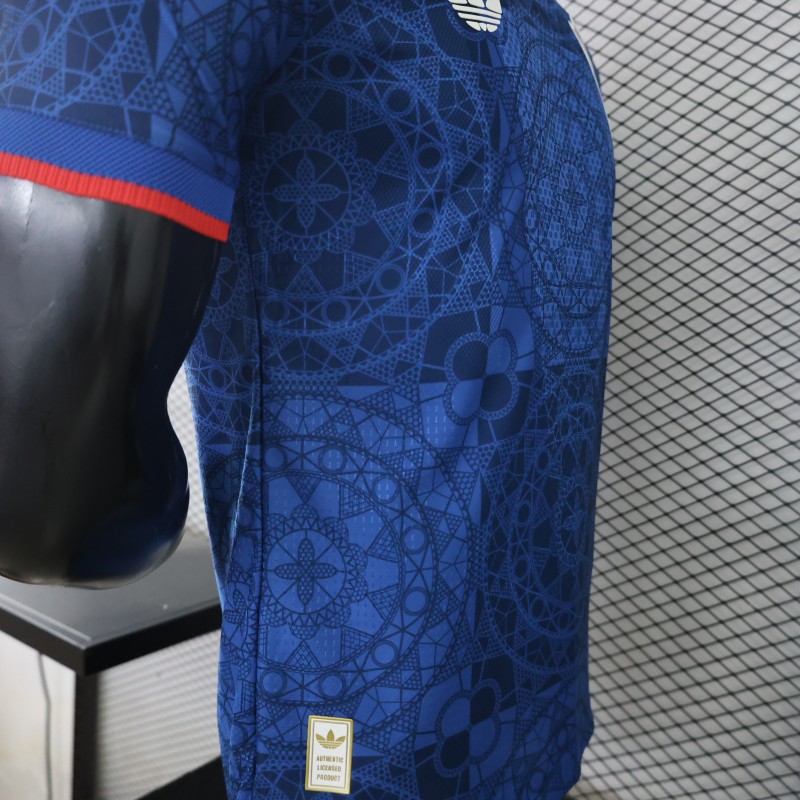 Player Version 2027 Croatia  Away Navy Blue Jersey