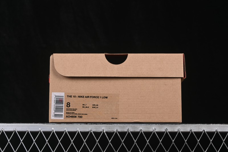 Nike Air Force 1 Low Off-White Translucent Yellow Sneakers - AO4606-700