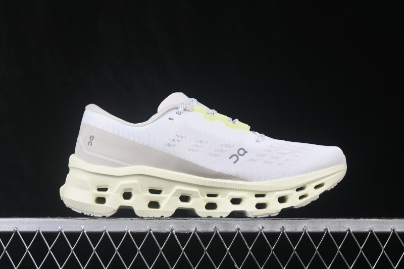 On Cloudmonster 3 Comfort Anti-Slip Wear-Resistant Cushioned Running Shoes - 3WG10034854 Ivory Soodling