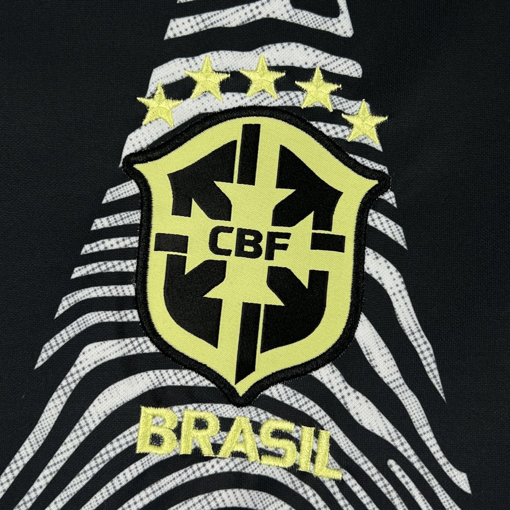 2026 Mens Brazil Hollywood Goalkeeper Long Sleeve Jersey