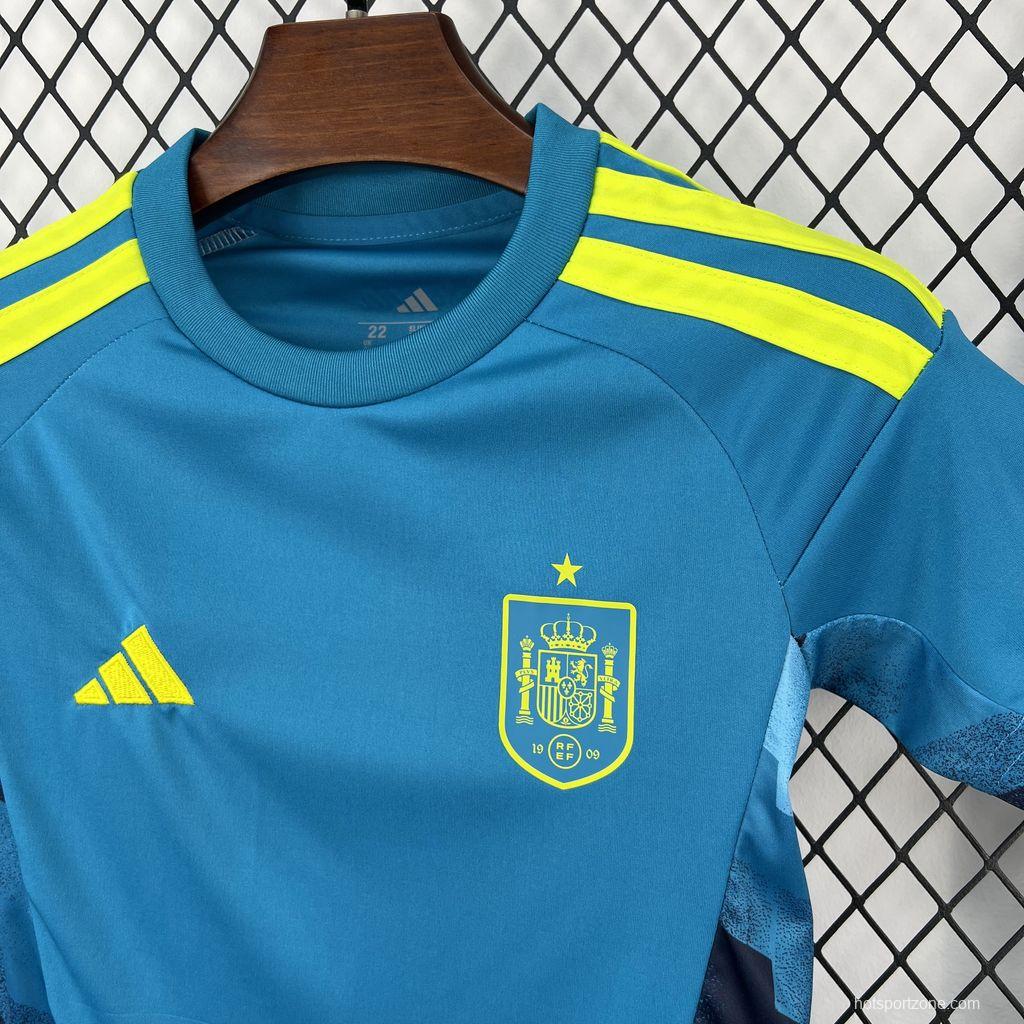 2026 Kids Spain World Cup Goalkeeper Kit
