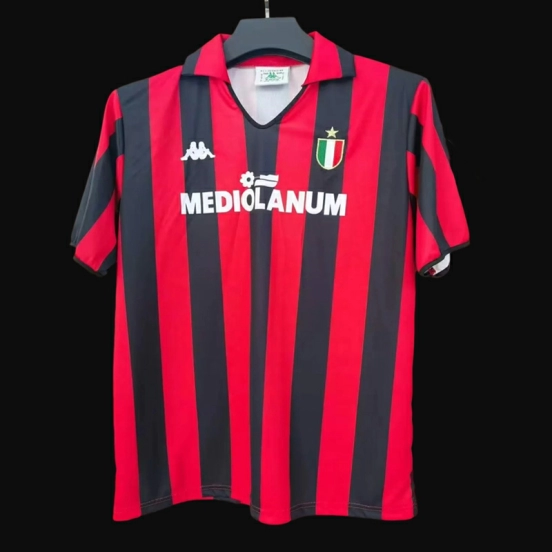 Retro 88/89 AC Milan Home Jersey
