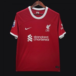 23/24 Liverpool Home Jersey With EPL Patch