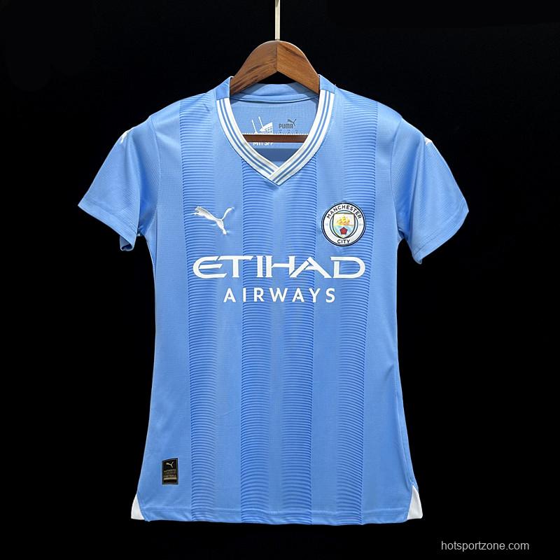 23/24 Women Manchester City Home Jersey