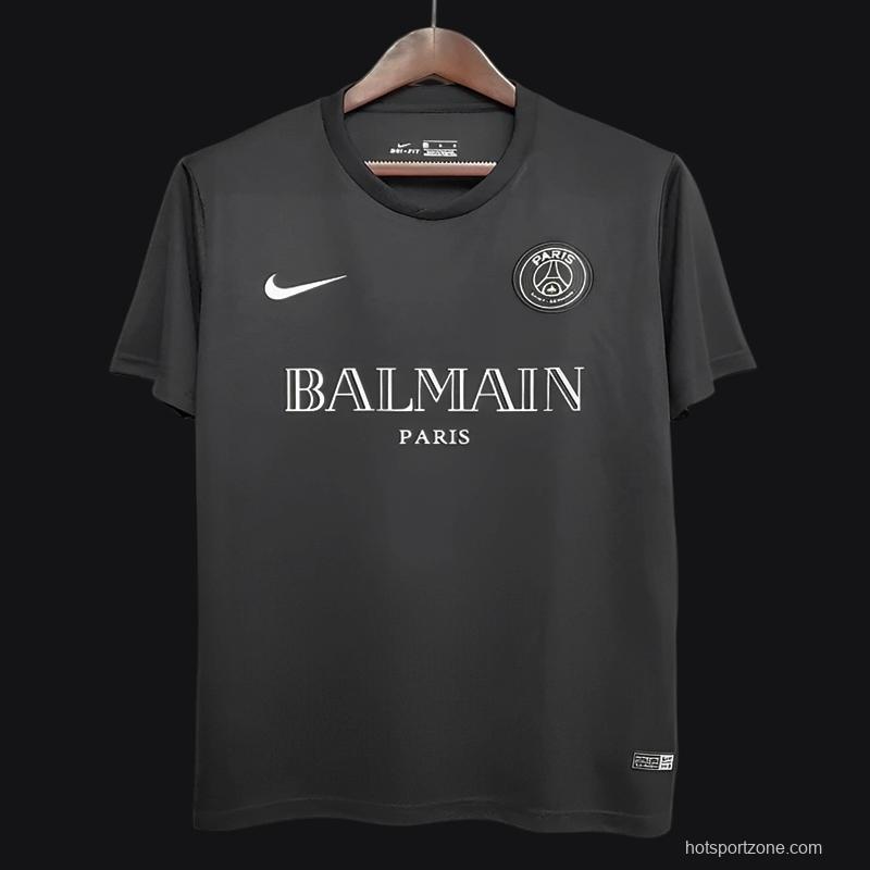 Retro 2020 PSGx Balmain Black Jersey