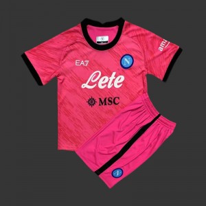 22/23 Kids EA7 Napoli Goalkeeper Pink