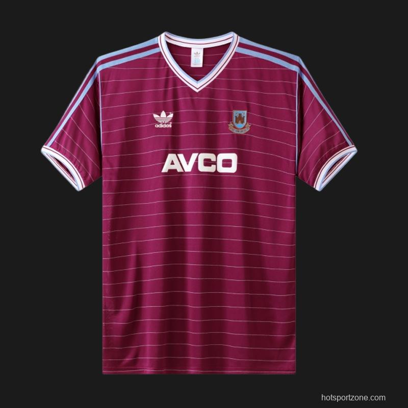 Retro 86/87 West Ham United Home Jersey