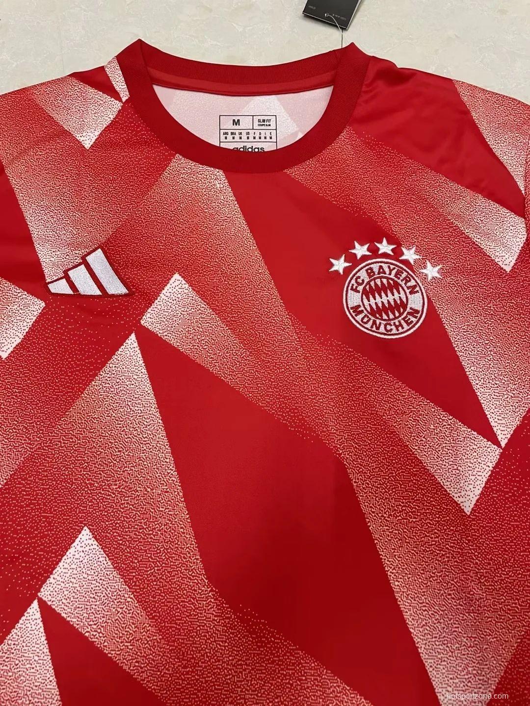 23/24 Bayern Munich Red Training Jersey