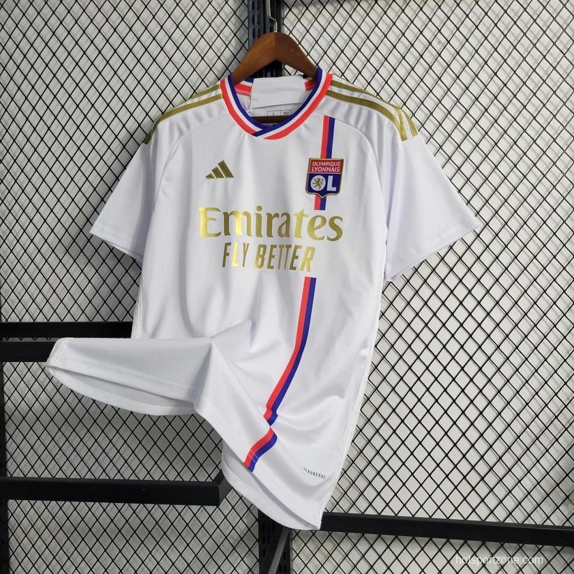 23-24 Olympique Lyonnais Lyon Home Jersey