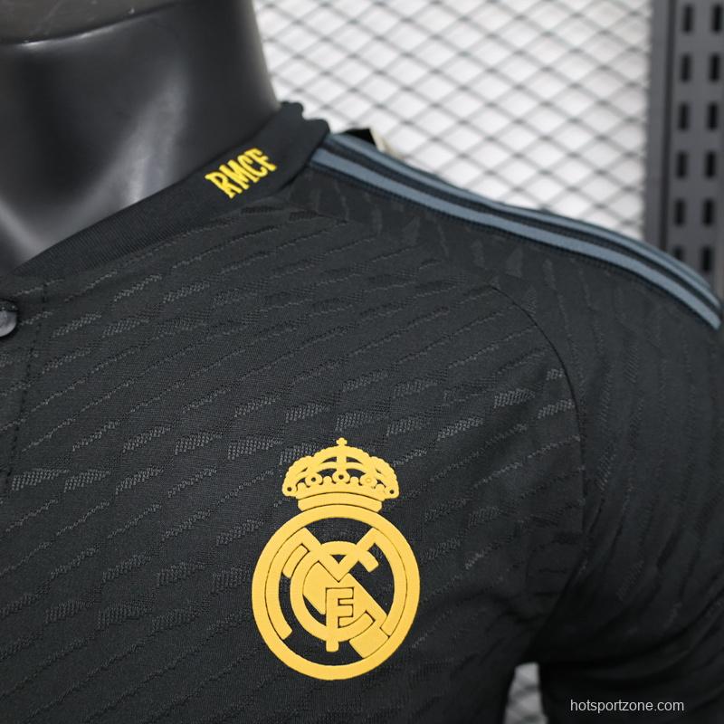 Player Version 23/24 Real Madrid Third Black Jersey