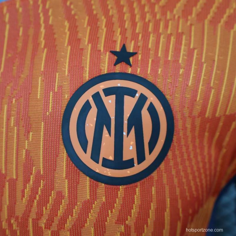 Player Version 23/24 Inter Milan Third Orange Jersey