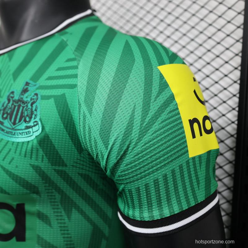 Player Version 23/24 Newcastle United Away Green Jersey
