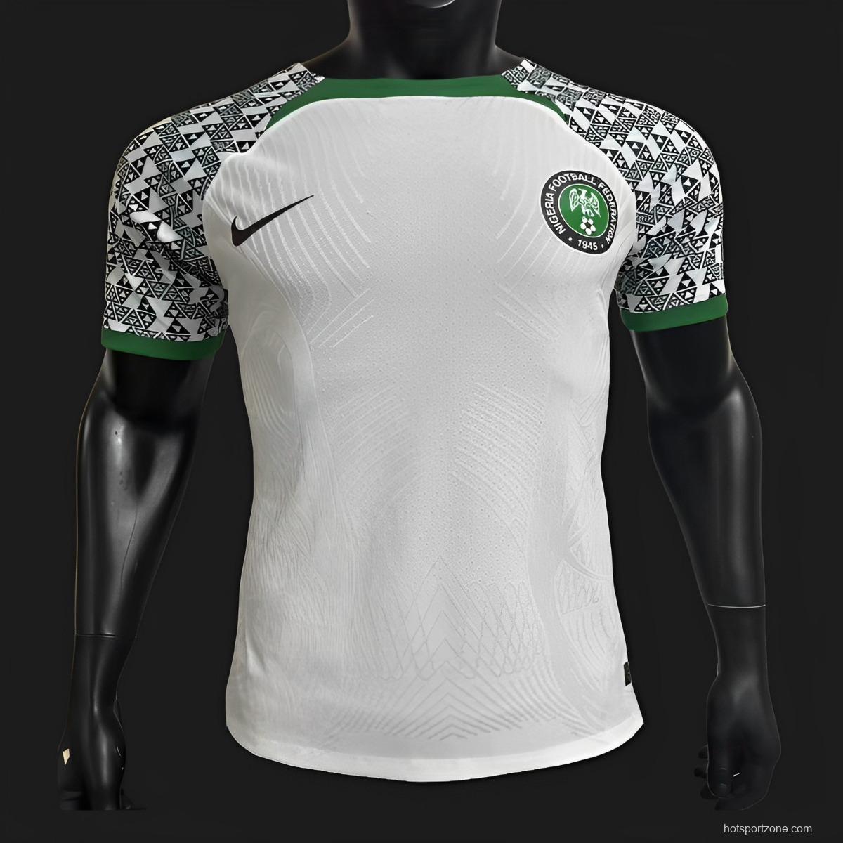 Player Version 2022 Nigeria White Jersey
