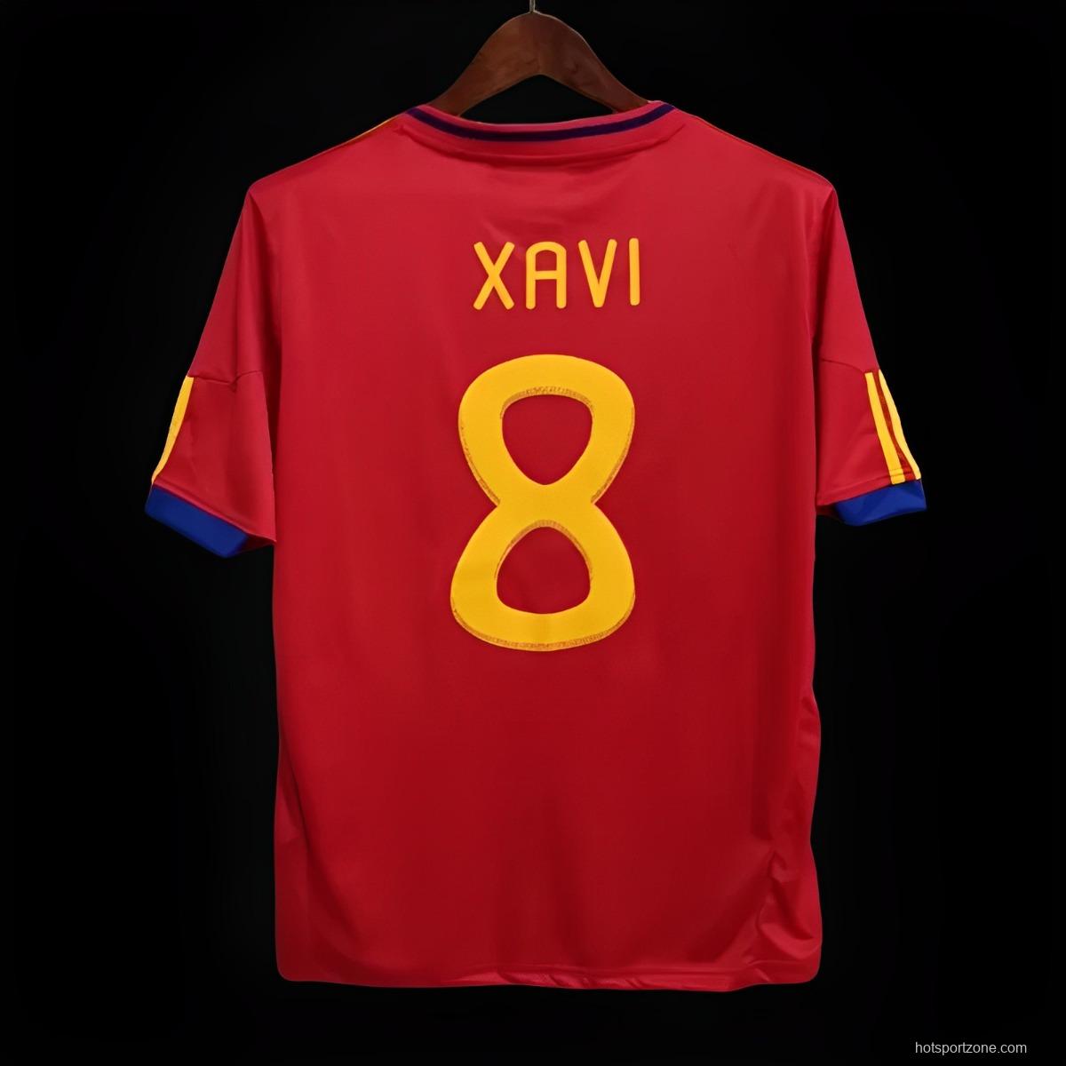 Retro 2010 Spain Home Jersey