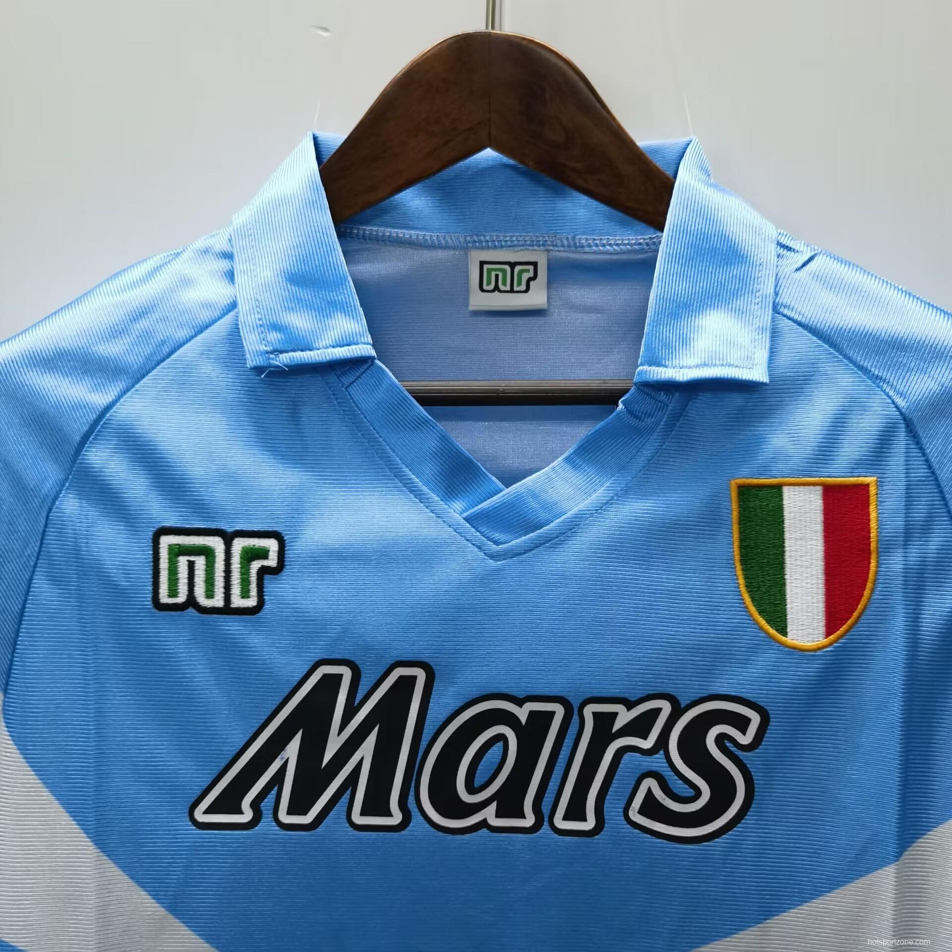 Retro 90/91 Napoli Home Second Jersey