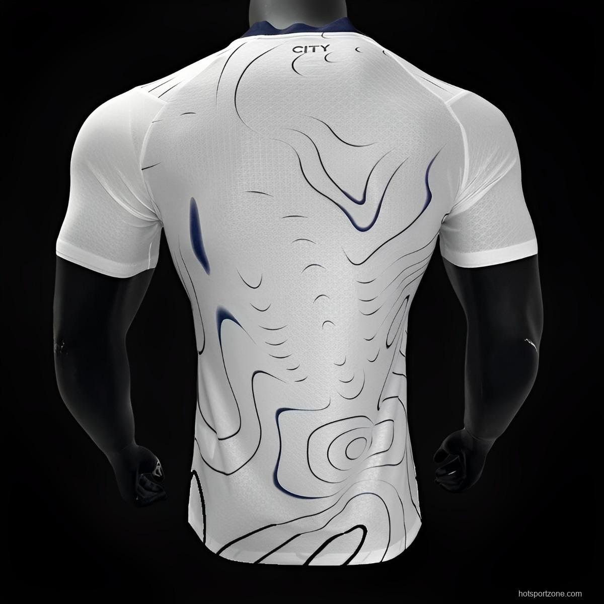 Player Version 24/25 Manchester City Away White Jersey
