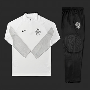 23/24 Sporting Lisbon Grey Half Zipper Jacket+Pants