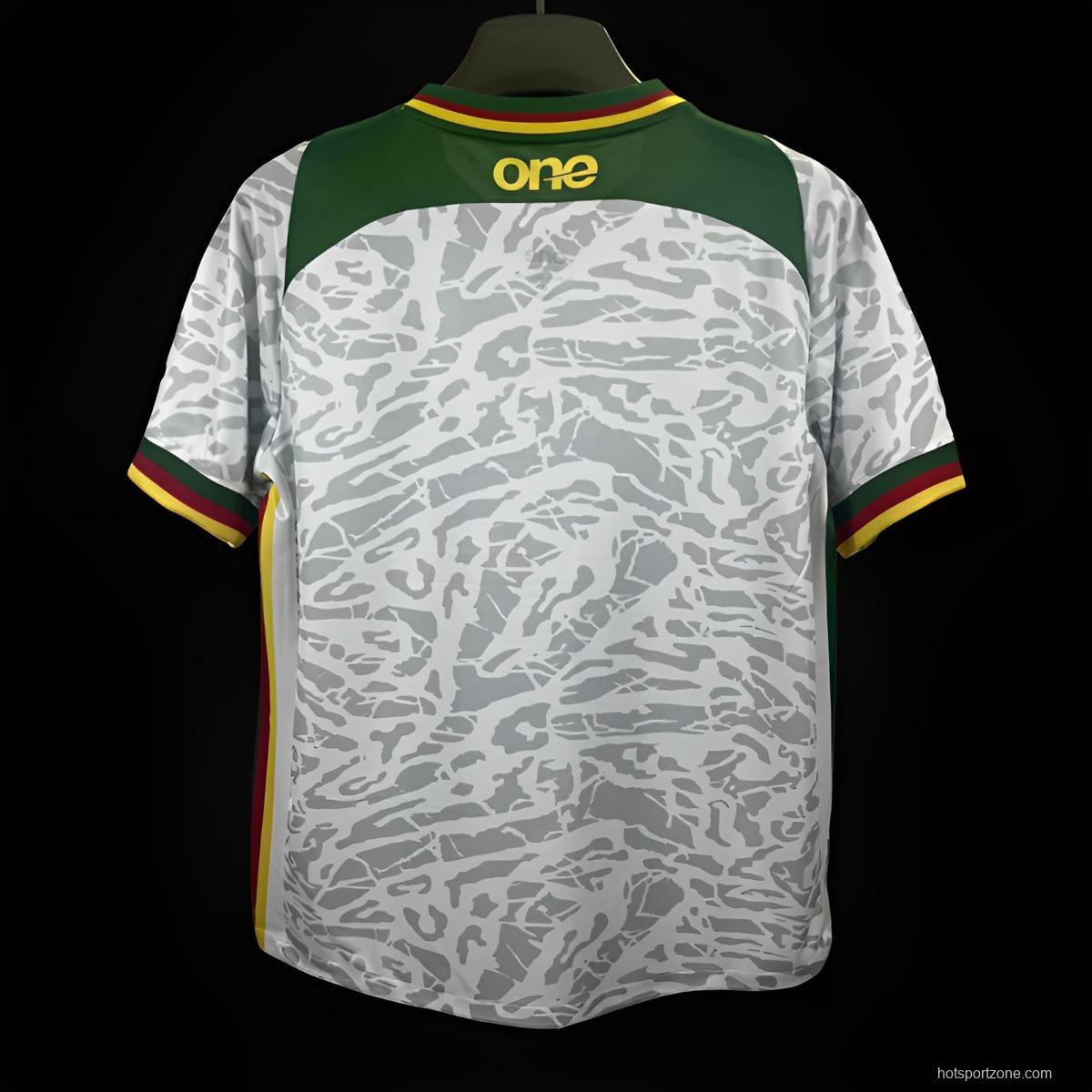 2024 cameroon White Pre-Match Training Jersey