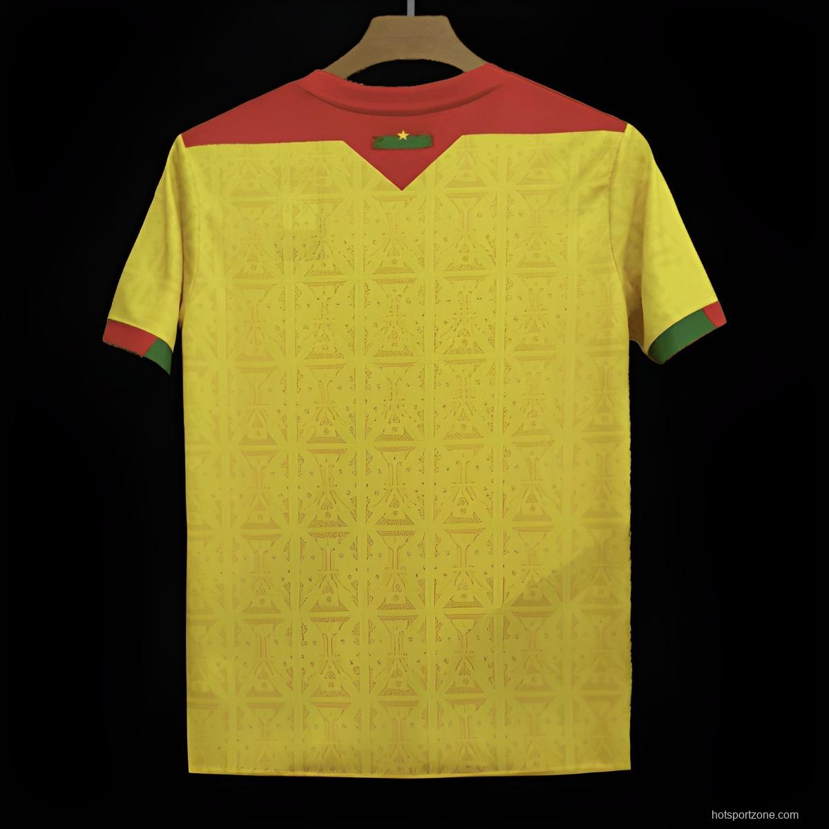 2024 Burkina Faso Third Yellow Jersey