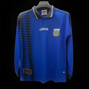 Retro 1994 Argentina Home Long Sleeve Jersey