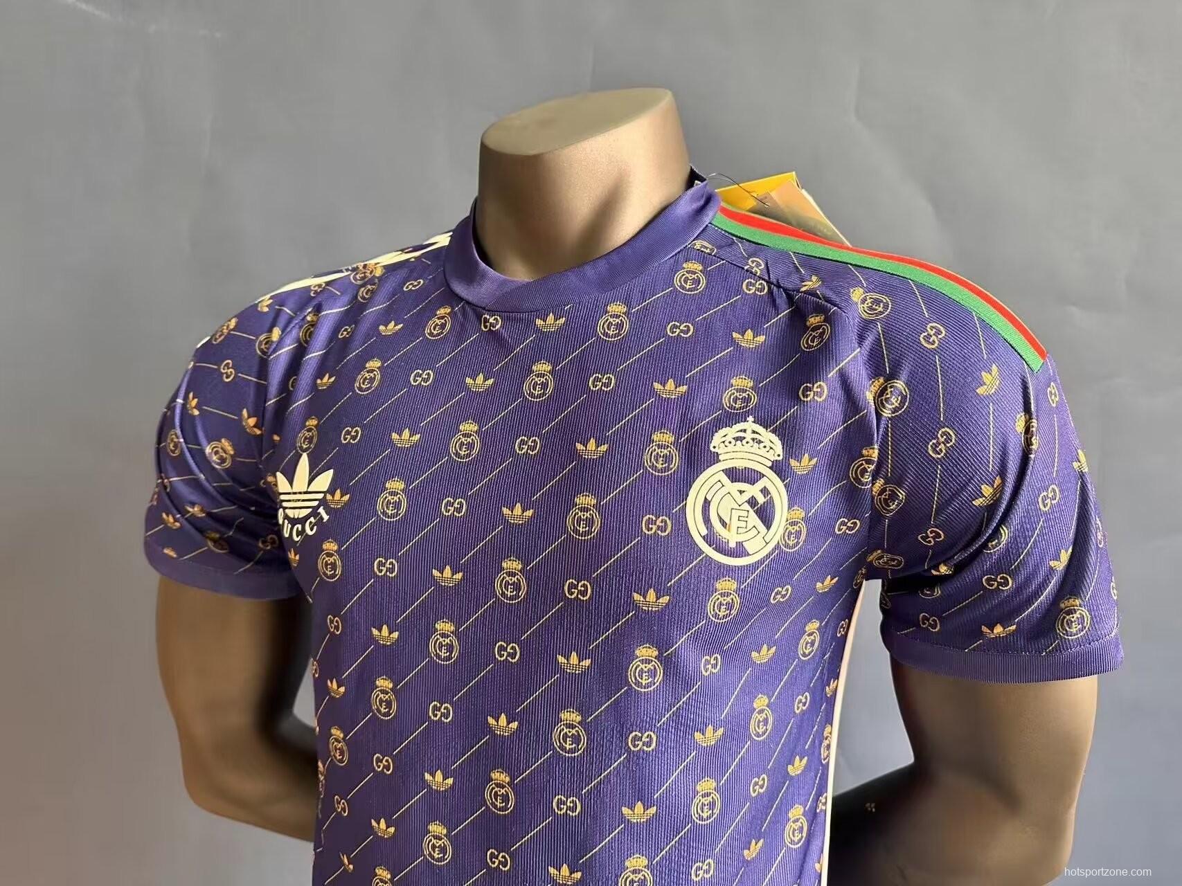 Player Version 24/25 Real Madrid x GUCCI Purple Special Jersey