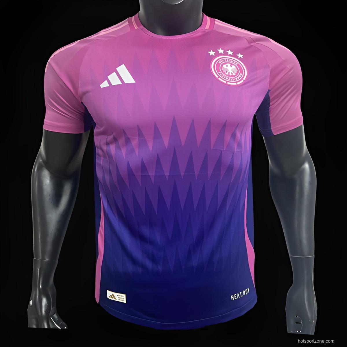 Player Version 2024 Germany Away Purple Jersey