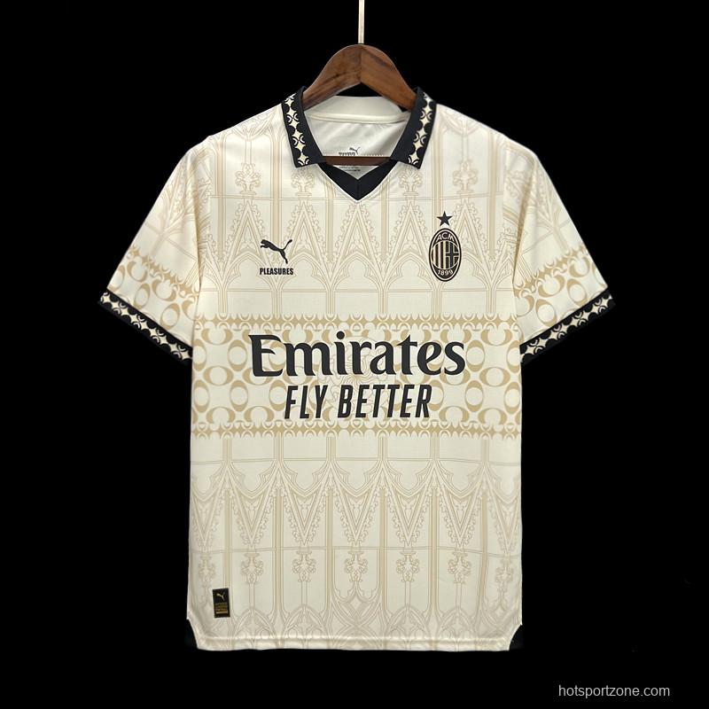 23/24 AC Milan Forth White Jersey