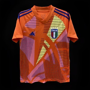 2024 Italy Orange Goalkeeper Jersey