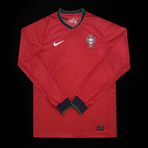2024 Portugal Home Long Sleeve Jersey