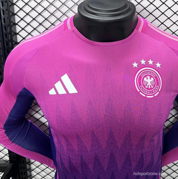 Player Version 2024 Germany Away Long Sleeve Jersey