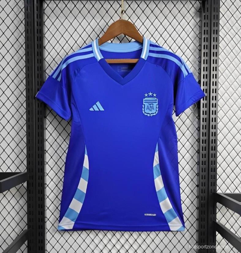 2024 Women Argentina Away Blue Jersey