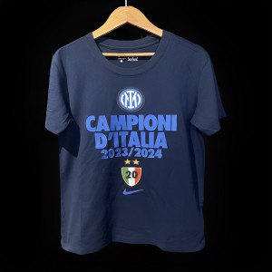 23/24 Inter Milan CAMPIONI D'ITALIA Navy T-Shirts